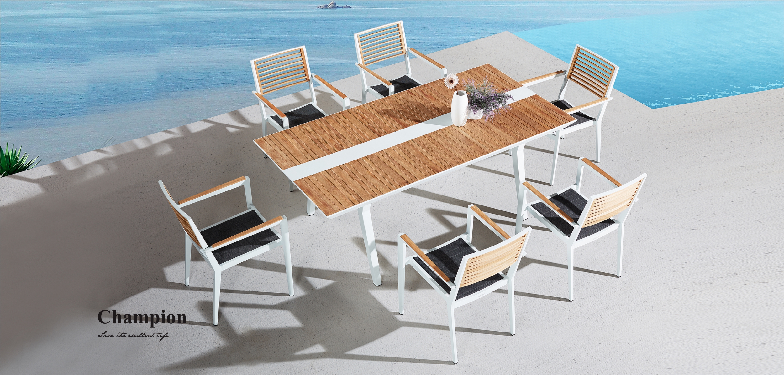 Champion Teakwood Dining Set 2043740