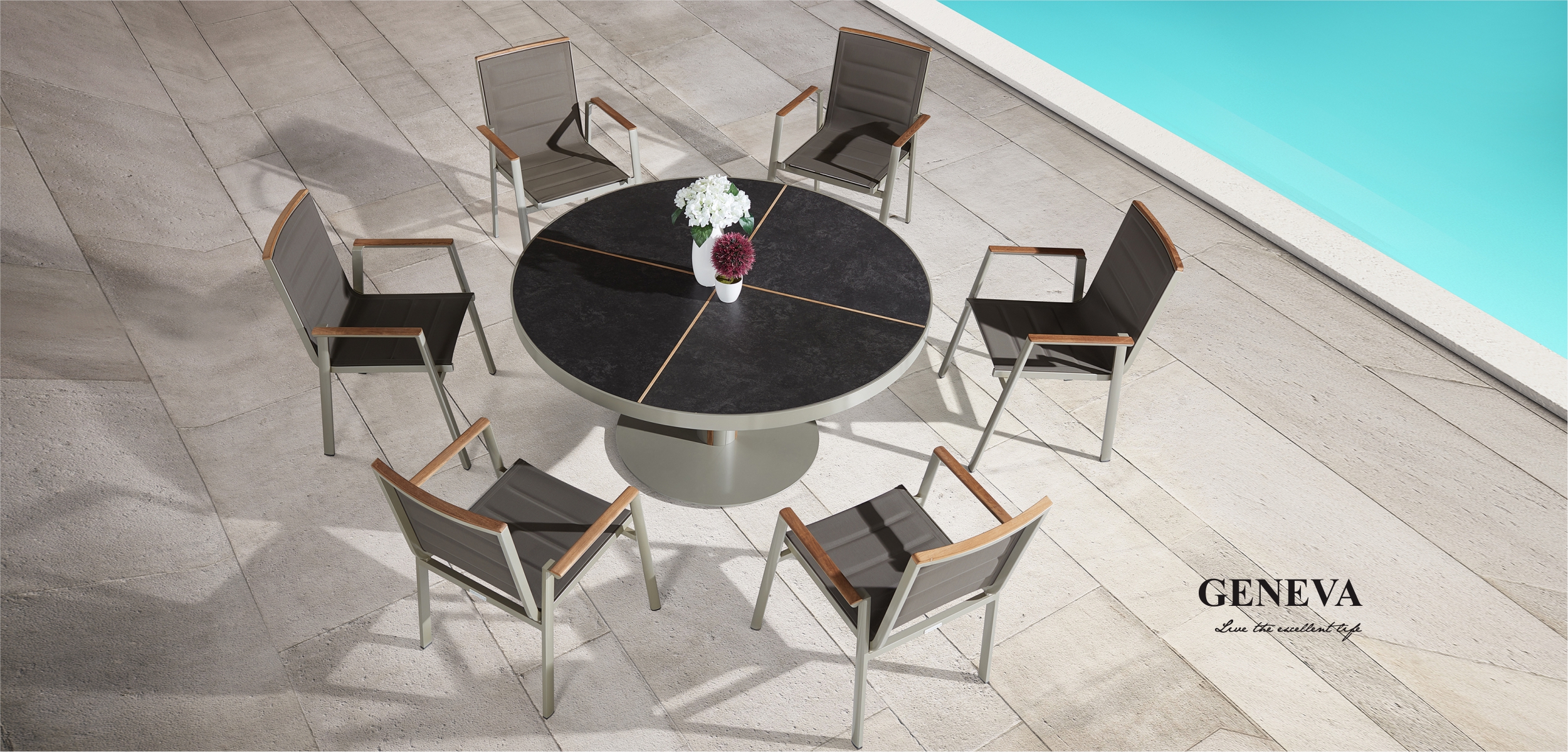 Geneva Round Dining Set 2031700