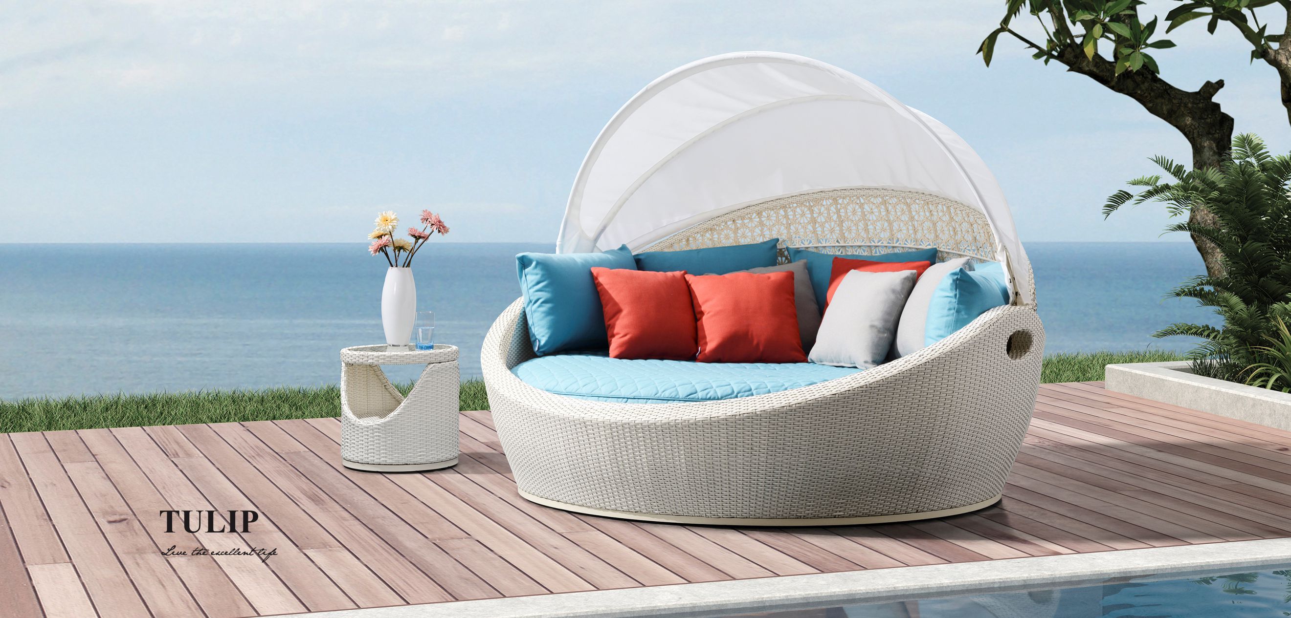 Tulip Chaise Lounge 203090