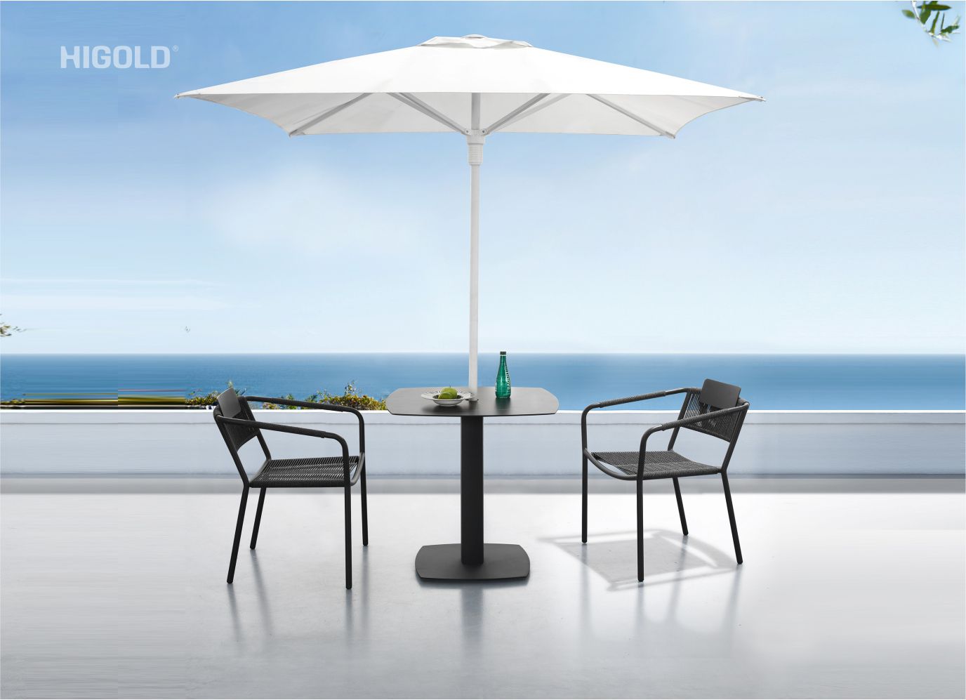 Kiwi outdoor dining set for 6 aluminum