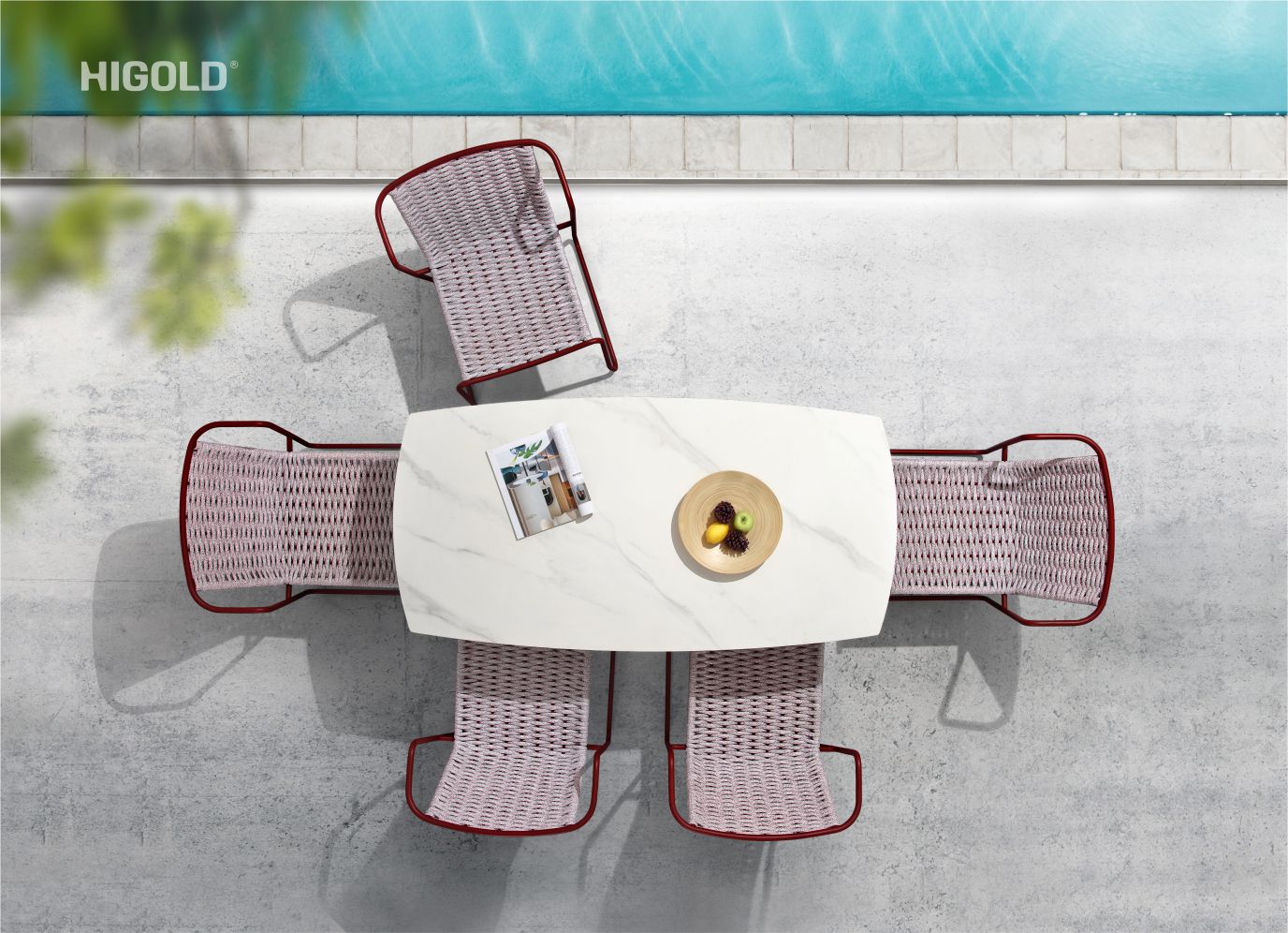 Fancy outdoor dining set for 4