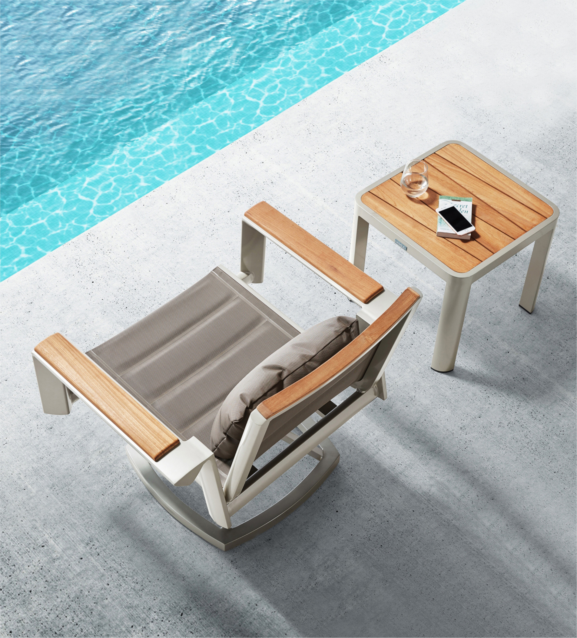 Geneva Swivel Lounger Chair 203170